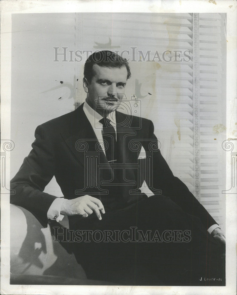 1951 Press Photo John Loder Plays the Lead in &quot;Second Threshold.&quot; - Historic Images