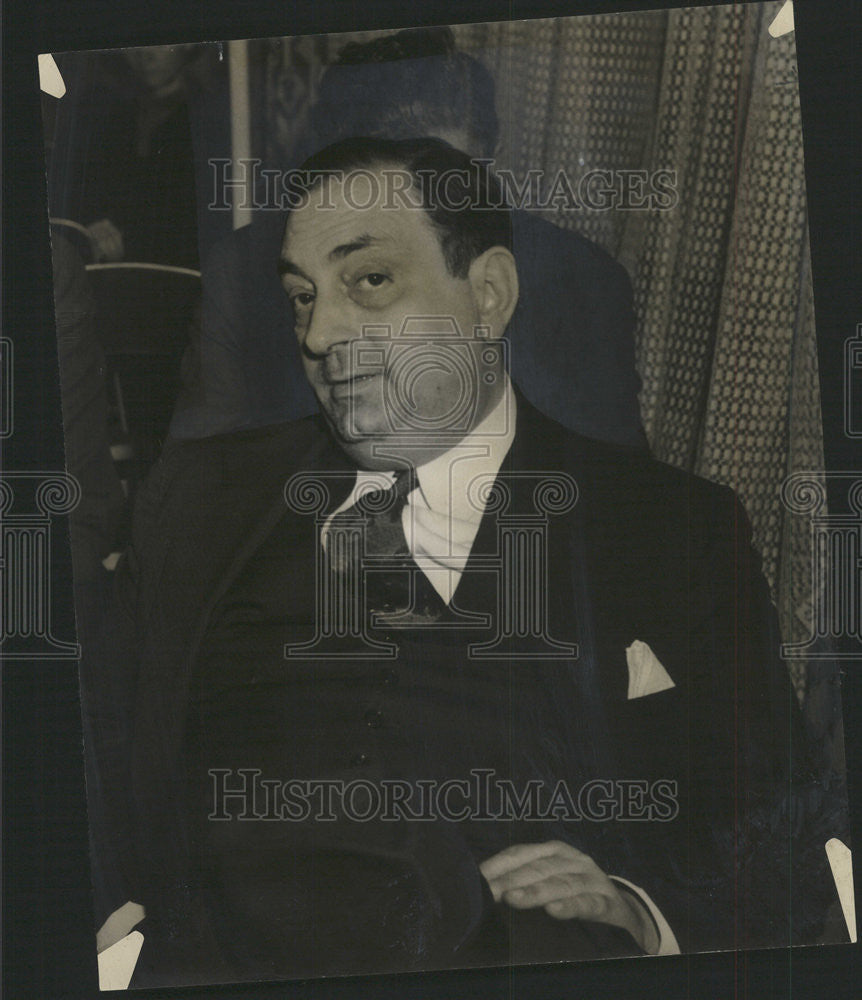 1947 Press Photo Nicola Lo Franco, Editor of L'Italia Opposition Newspaper - Historic Images