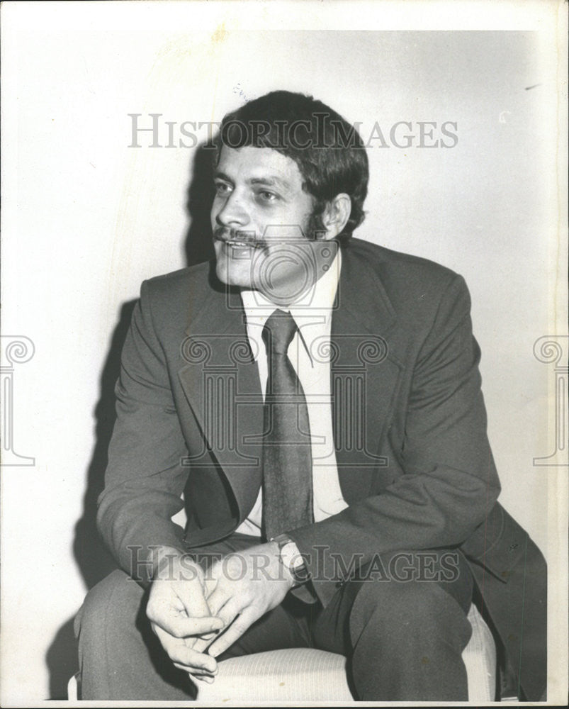 1973 Press Photo Peter Lodato Look-Alike Egyptian Actor Omar Sharif - Historic Images