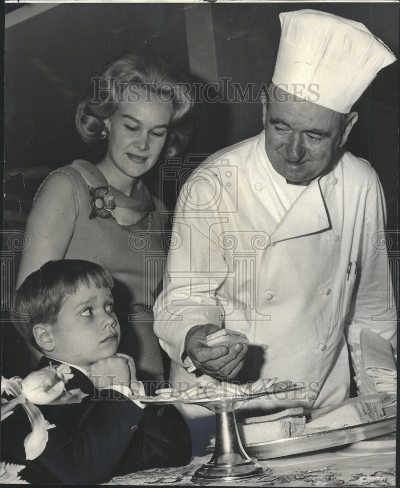 1967 Press Photo David Amory Candy James Logsdon Walter Mueller Conrad Hilton - Historic Images