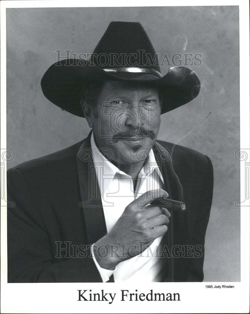 1996 Press Photo Kinky Friedman promotional photo - Historic Images