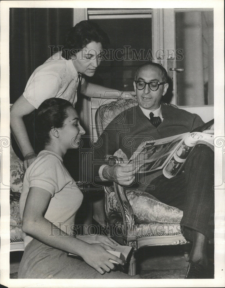 1959 Press Photo Los Olivos the Frondizl family - Historic Images