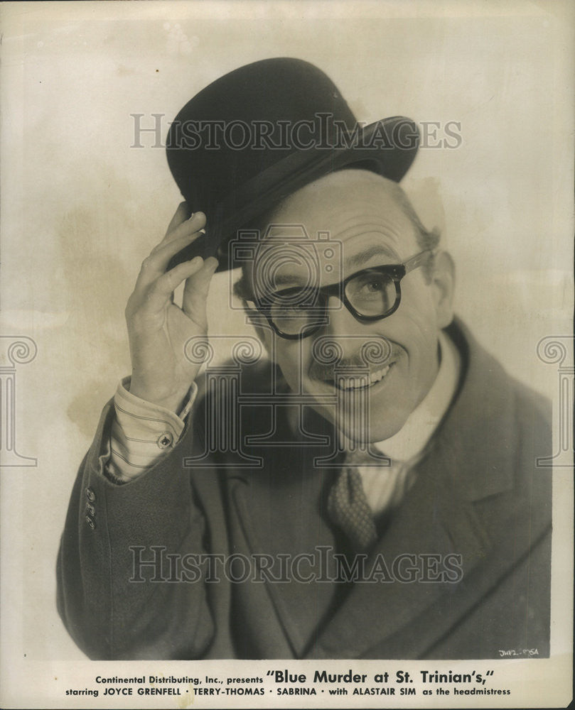 1958 Press Photo Blue Murder Trinian Joyce Grenfell Terry Thomas Sabrina Gilliat - Historic Images