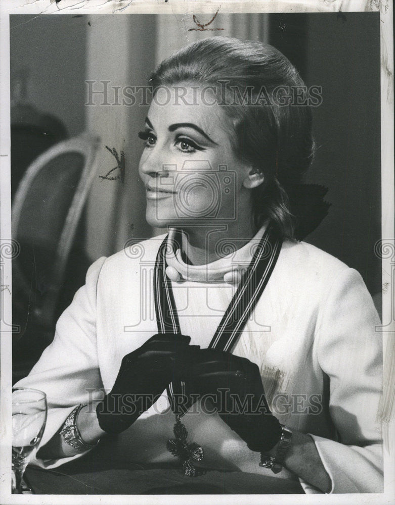 1969 Press Photo Anne Jeffereys My Three Sons CBS TV - Historic Images