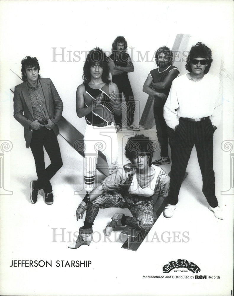 1984 Press Photo Jefferson Starship American Rock Music Band - Historic Images