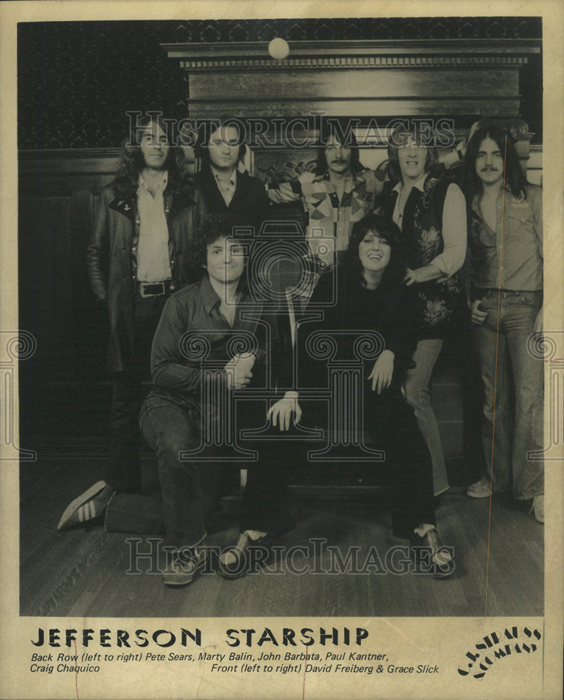 1976 Press Photo Jefferson Starship promotional photo - Historic Images