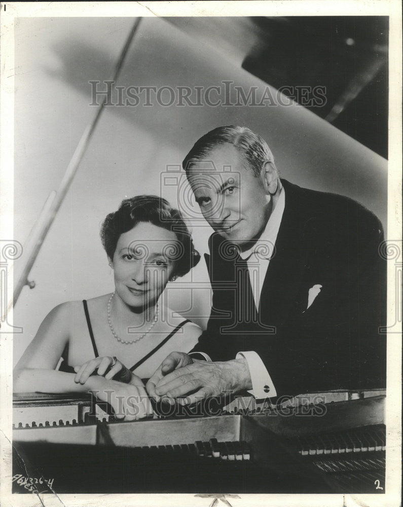 1963 Press Photo Luboshutz Nemenoff Bring Their Two Pianos Orchestra Hall - Historic Images