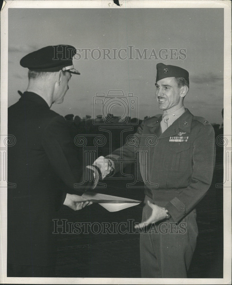 1951 Press Photo MAJOR WILLIAM M. LUNDIN - Historic Images