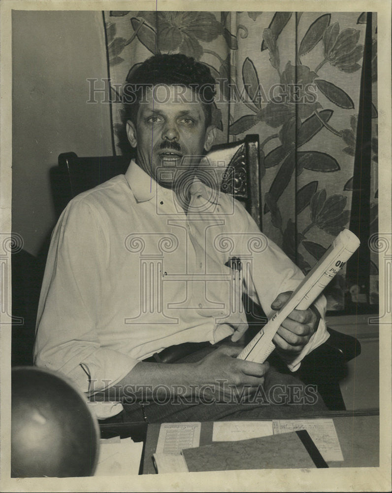 1942 Press Photo Hugo Johannes LuetheBelmont German American Bund - Historic Images