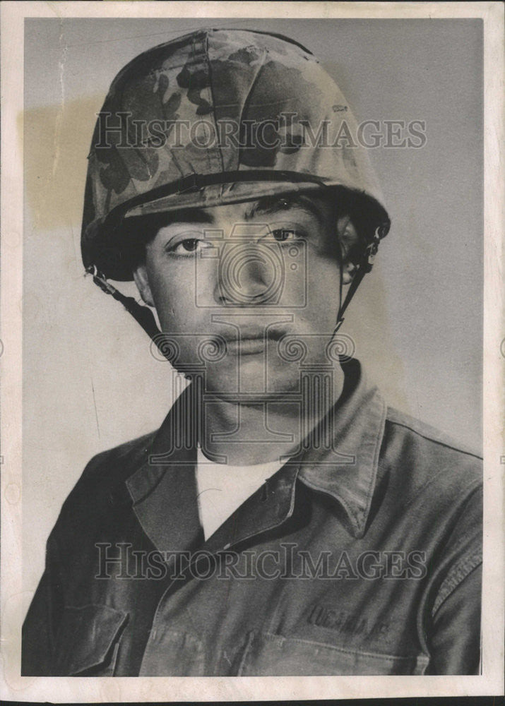 1963 Press Photo Marine Lance Corporal Joseph Lucania Hudson Ave - Historic Images