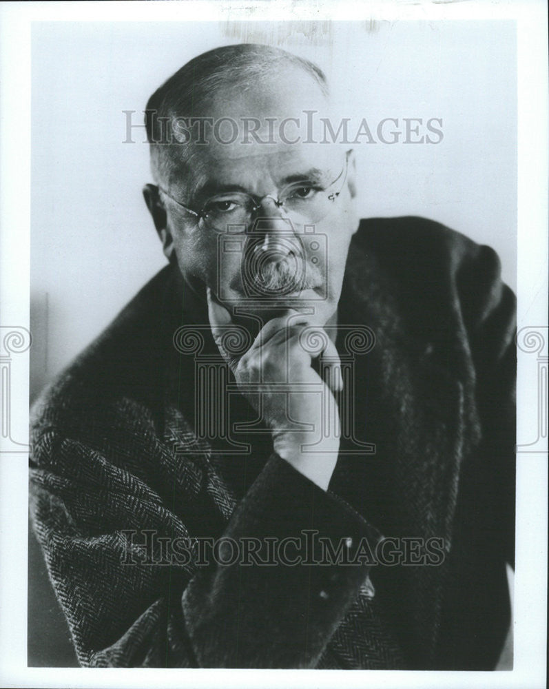 1986 Press Photo Kaltenborn newscaster radio news Americans millions familiar - Historic Images