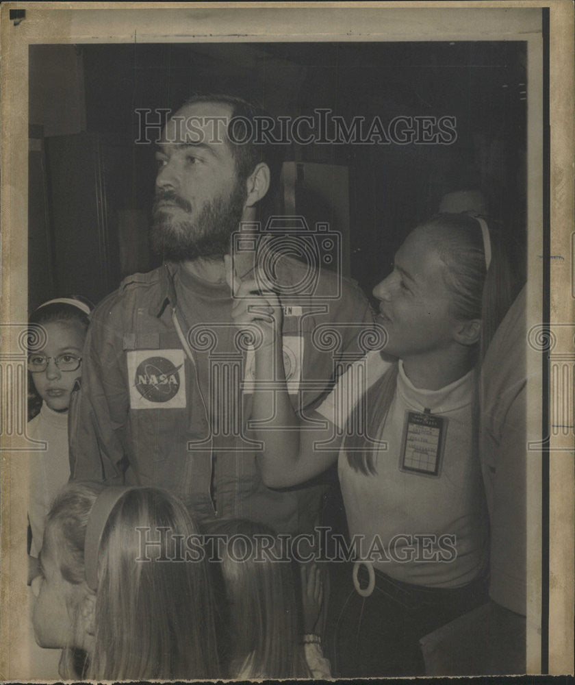 1972 Press Photo Robert L. Crippen, Astronaut & Wife - Historic Images