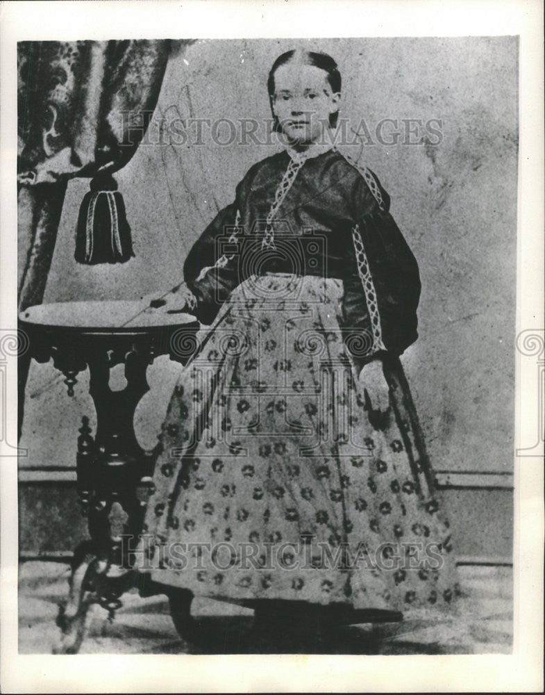 1945 Press Photo Marion Foster, only child of American musician Stephen Foster - Historic Images