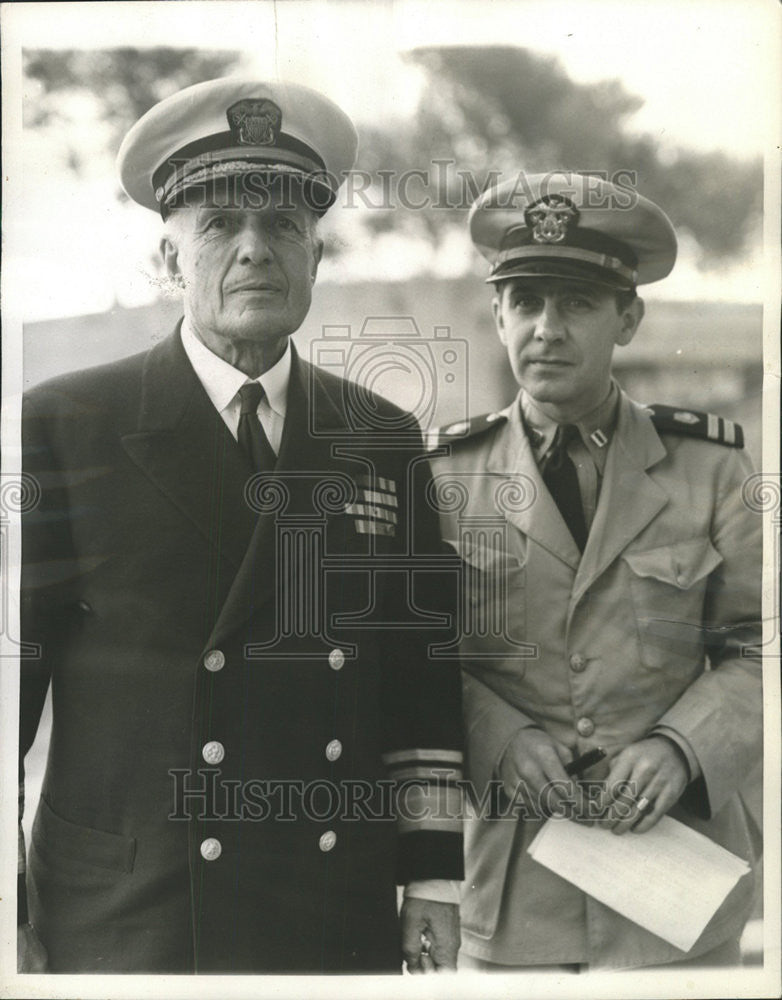 1942 Press Photo Vice Admiral Thomas T. Craven, U.S. Merchant Marine Academy - Historic Images