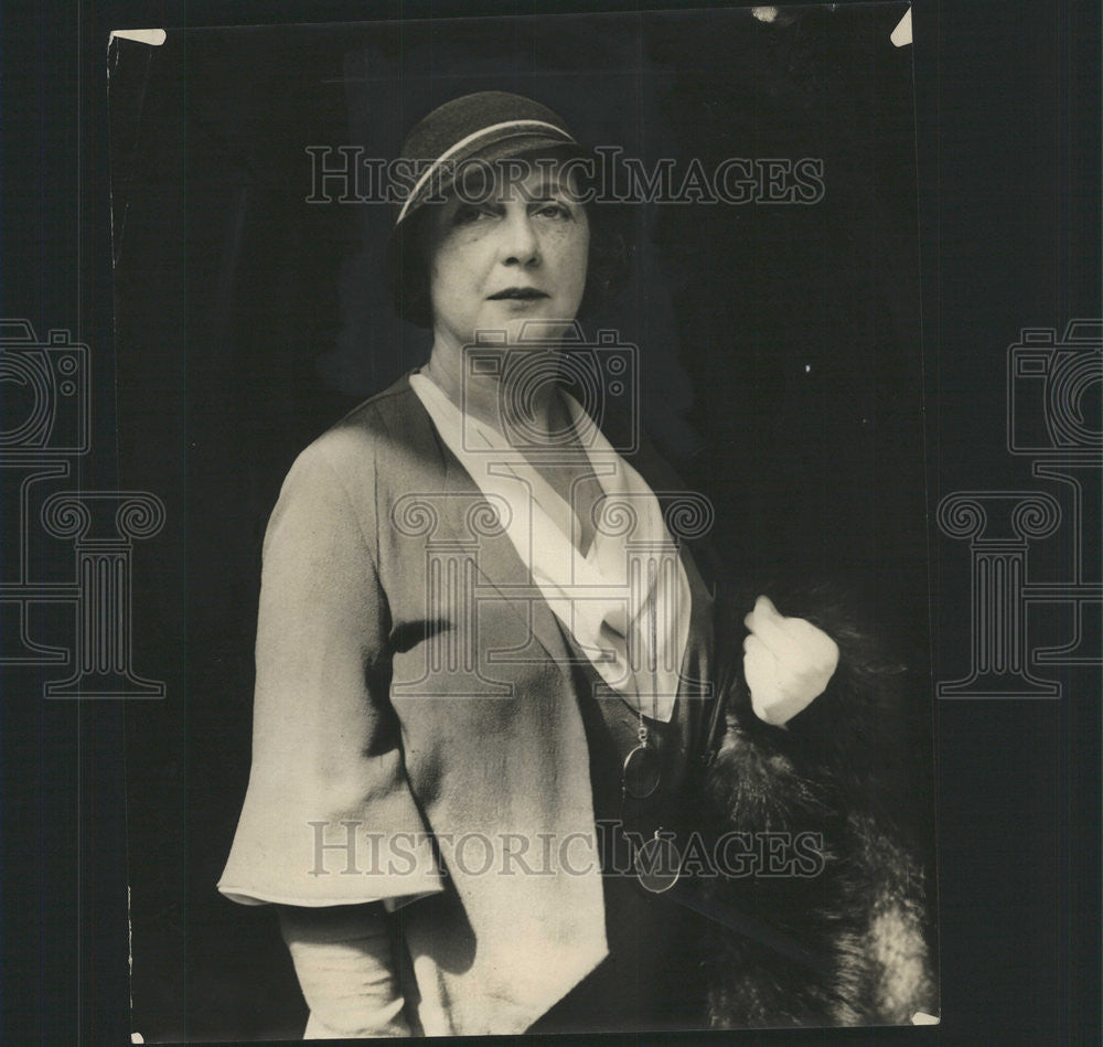 Press Photo 1932 Mrs. William Doak - Historic Images