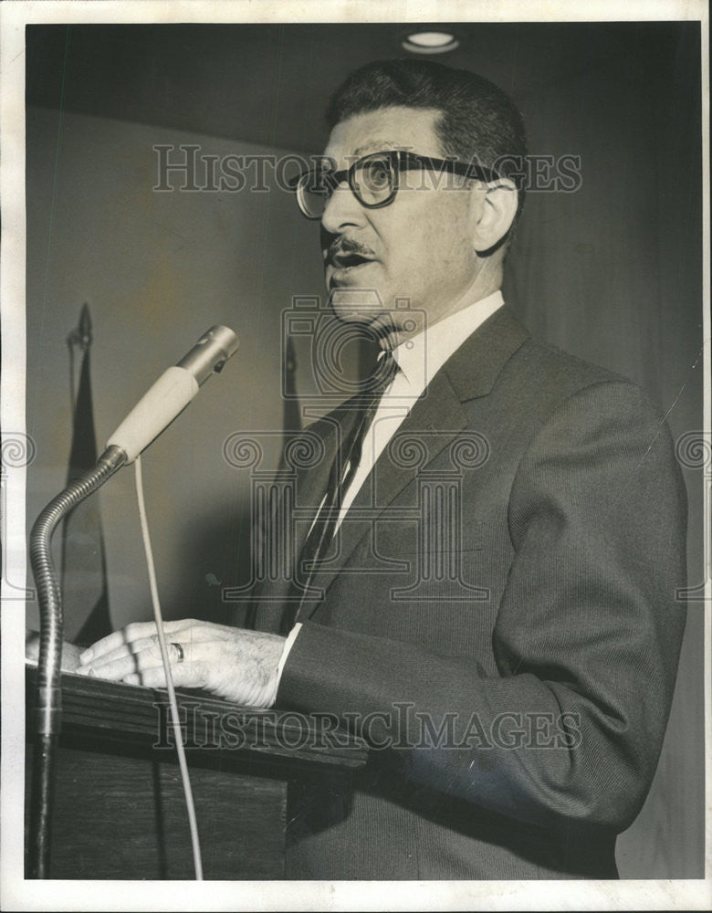 1959 Press Photo Mr. George M. Crocker Chicago Council Foreign Relations - Historic Images