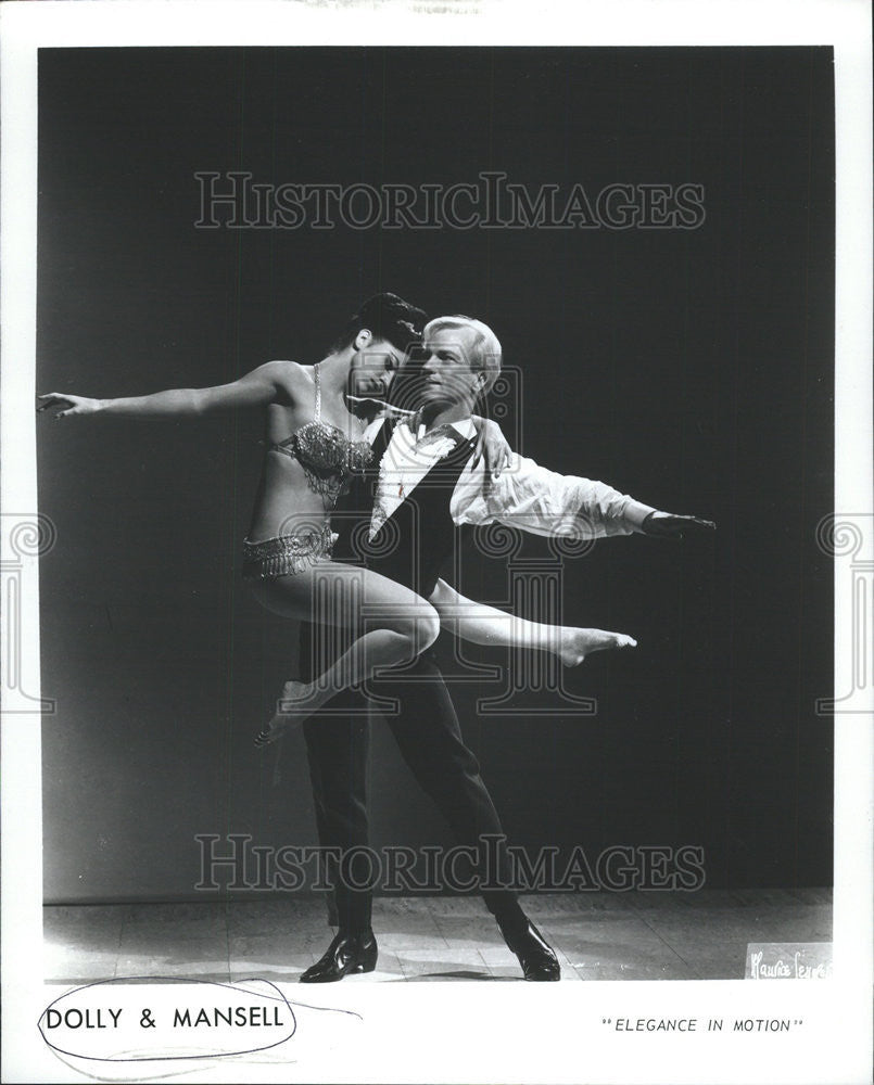 1972 Press Photo Dancers Dolly Mansell - Historic Images