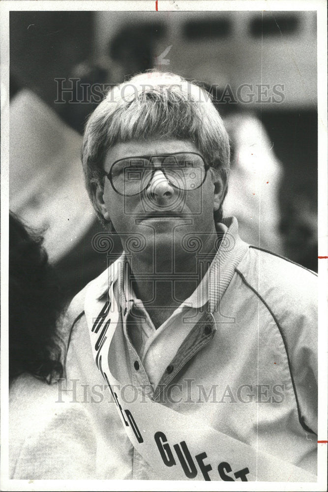 1984 Press Photo Phil Donohue was there. - Historic Images