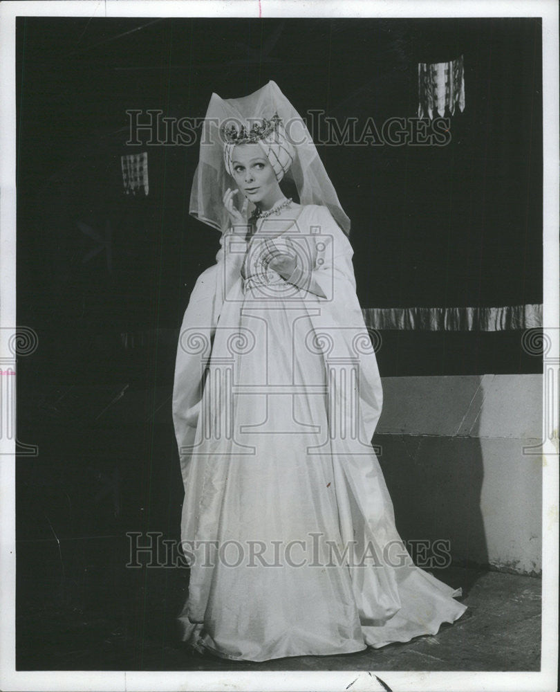 1964 Press Photo Actress Jill Dixon In Henry V - Historic Images