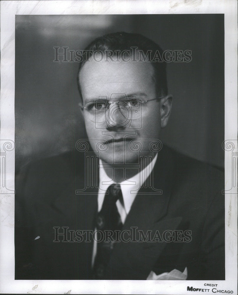 1957 Press Photo George Kemp, President of McKey &amp; Progue, Inc. - Historic Images