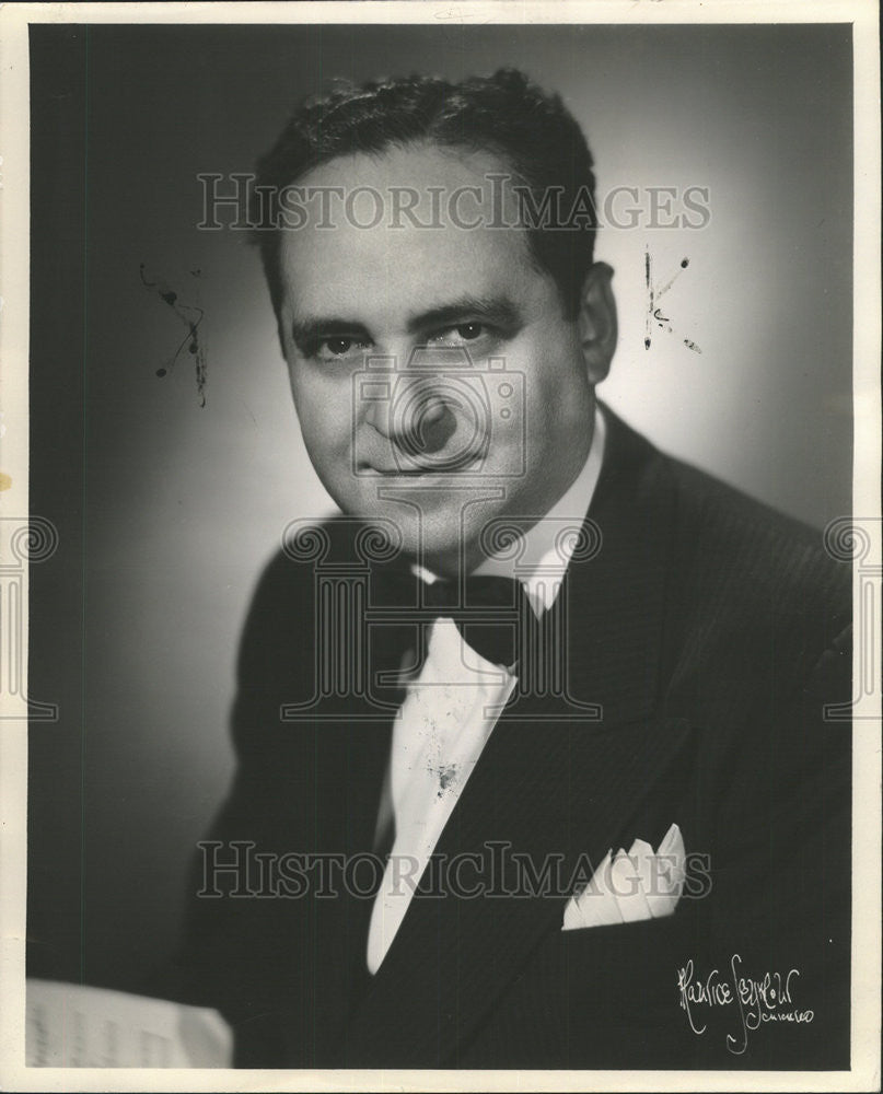 1958 Press Photo Leo Kopp/Conductor - Historic Images