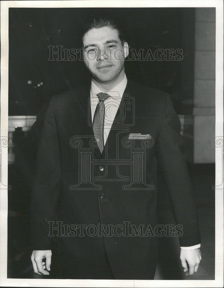 1961 Press Photo Lawyer In The Sterling-Harris Case Richard Korem - Historic Images