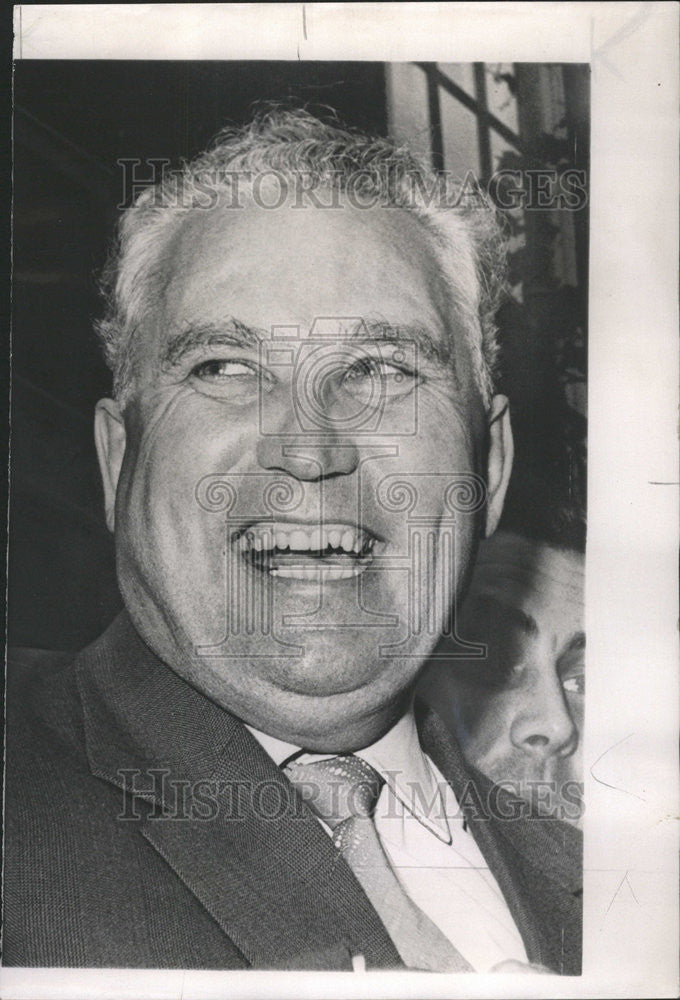 1959 Press Photo Soviet First Deputy Premier Frol Kozlov - Historic Images