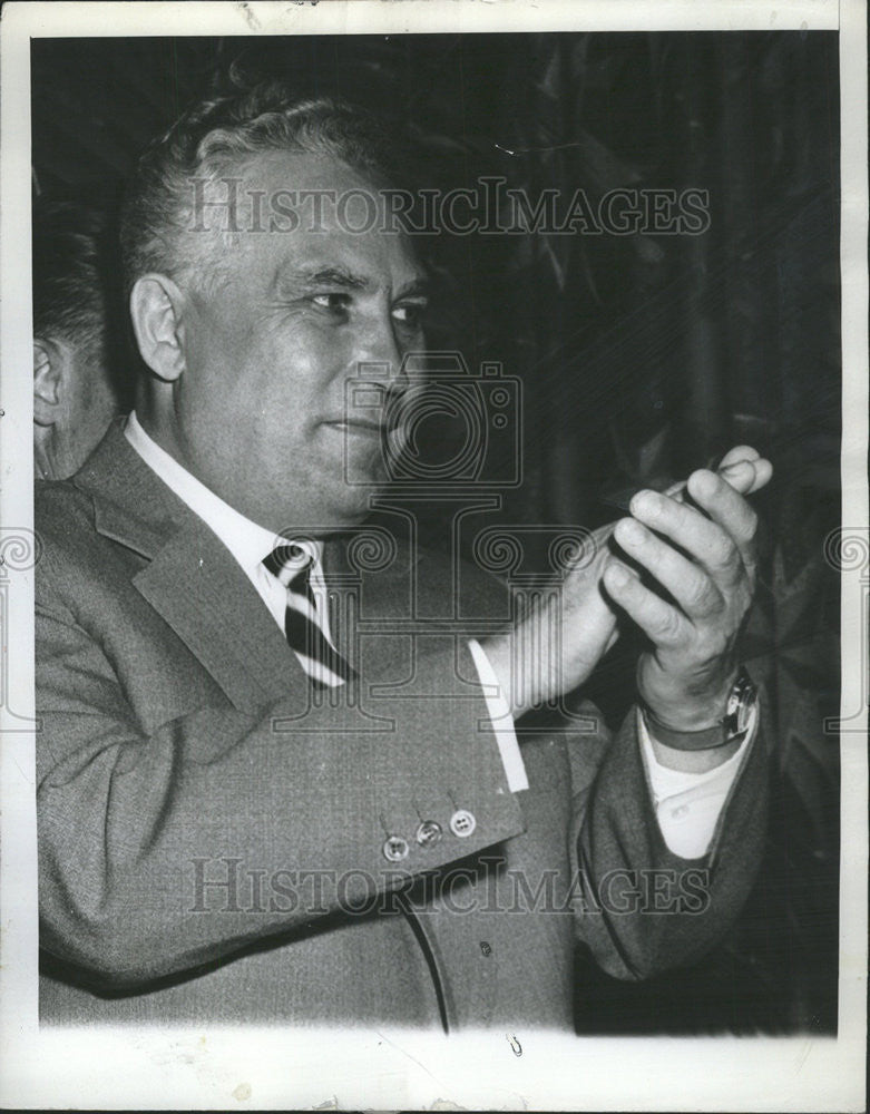 1962 Press Photo Frol Koslov, Second In Command To Nikita Khrushchev - Historic Images