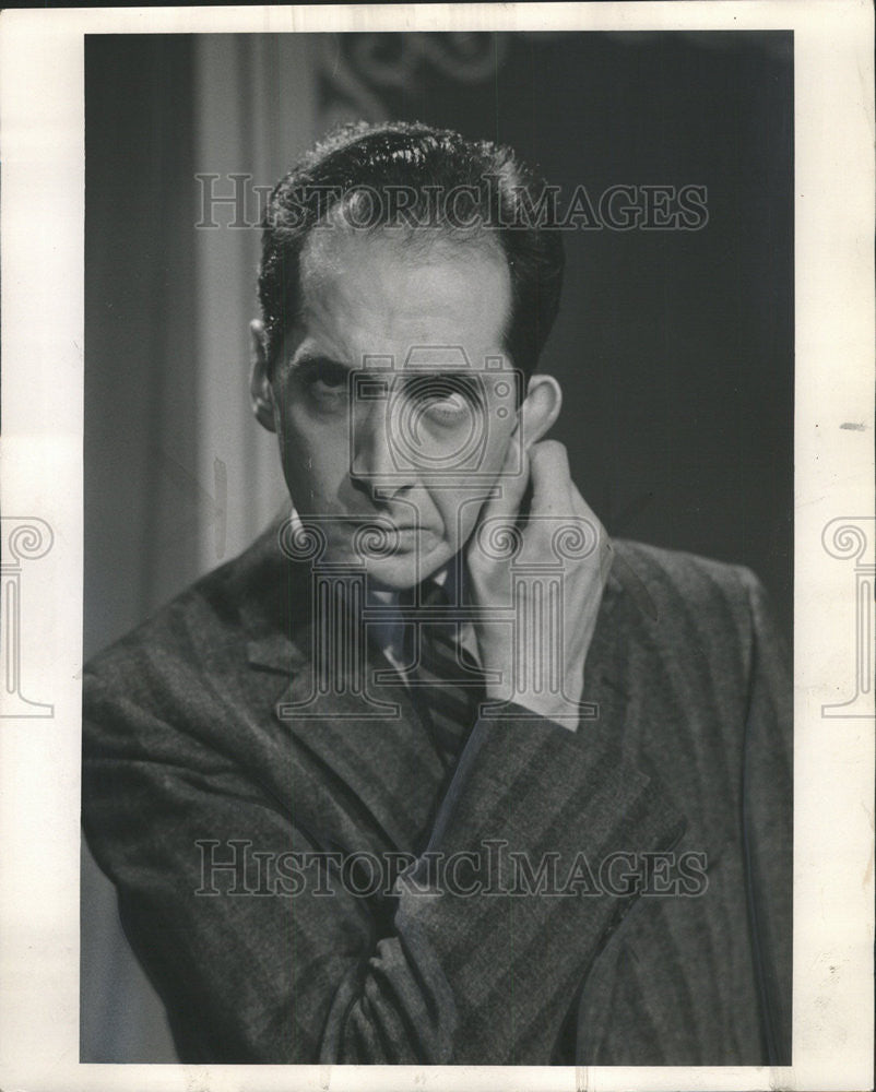 1964 Press Photo Richard Libertini Inside the outsiders - Historic Images