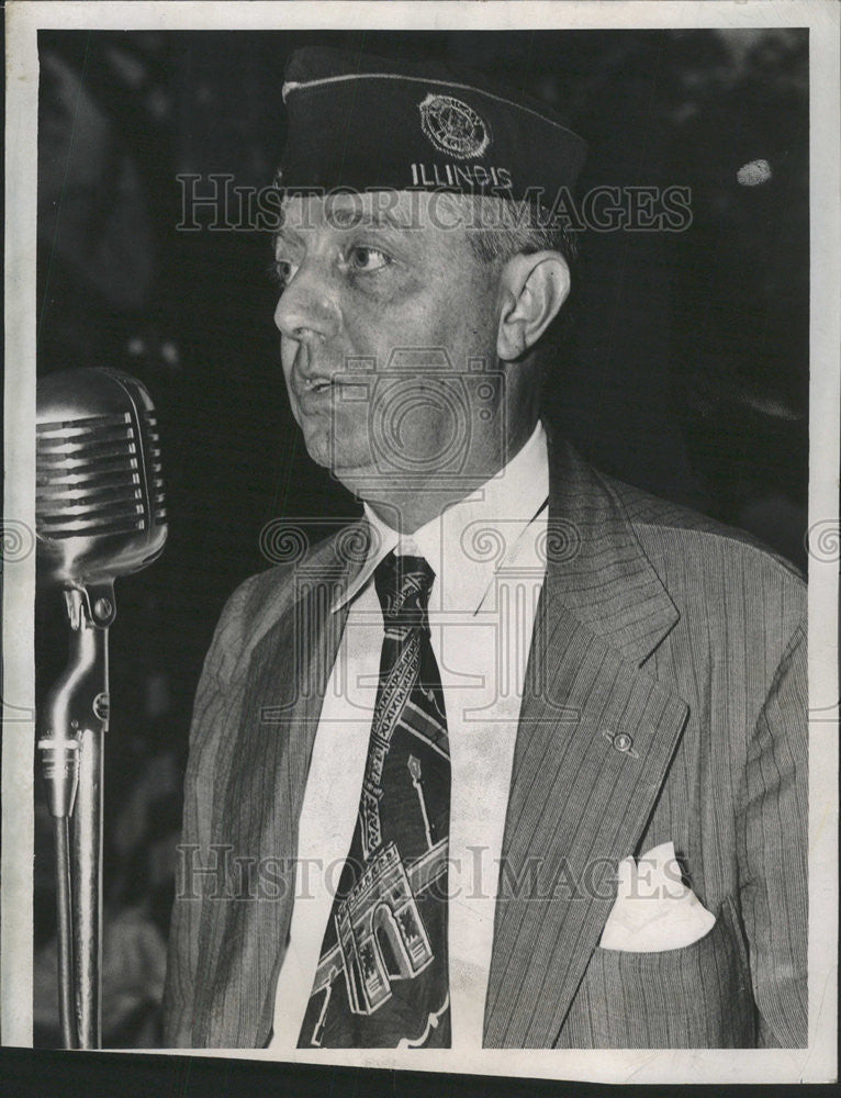 1947 Press Photo Ellidor Libonatti American Legion Leader - Historic Images