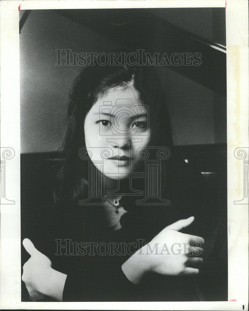 1983 Press Photo Pianist Cecile Licad - Historic Images