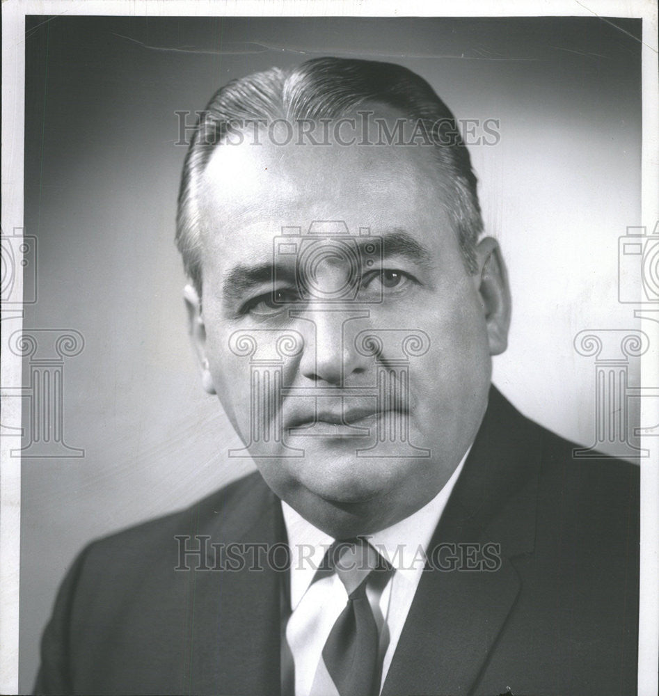 1969 Press Photo Charles Lloyd National Safe Deposit Company Secretary Manger - Historic Images