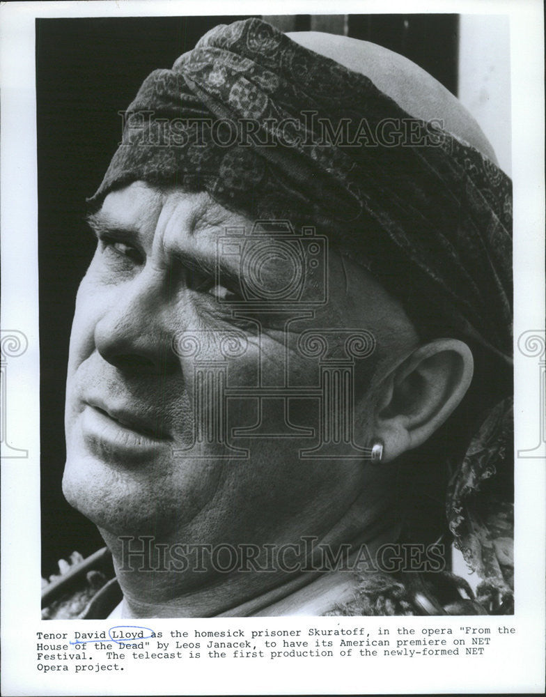 1969 Press Photo David Lloyd/Tenor/Opera/Welsh Singer - Historic Images