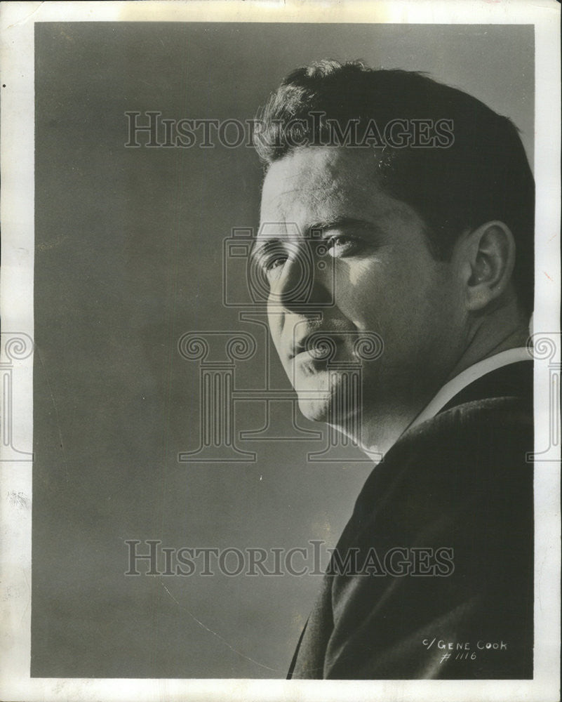 1962 Press Photo David Lloyd Tenor Singer - Historic Images