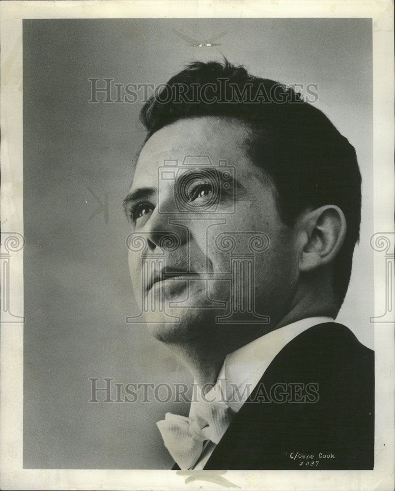 1958 Press Photo David Lloyd Appears with the Chicago Symphony as Tenor Soloist - Historic Images