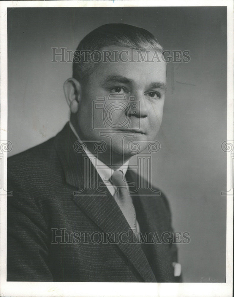 1974 Press Photo Clyde Fitzpatrick UNARCO Industries Inc Executive - Historic Images