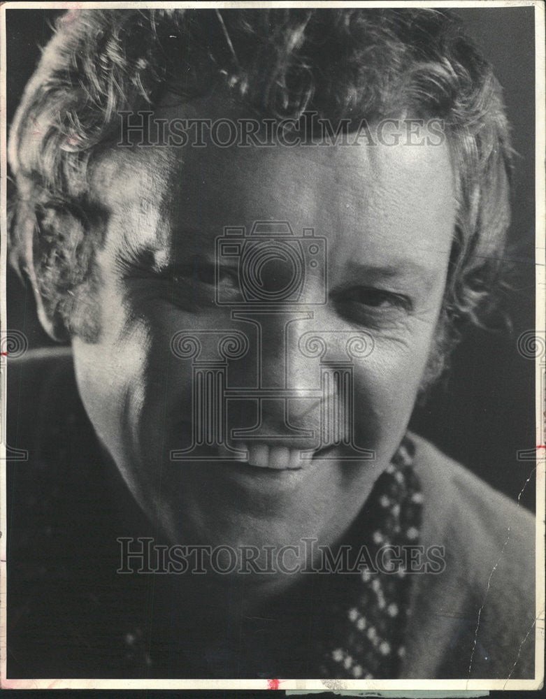 1971 Press Photo Ton Fitzpatrick S T Reporter - Historic Images