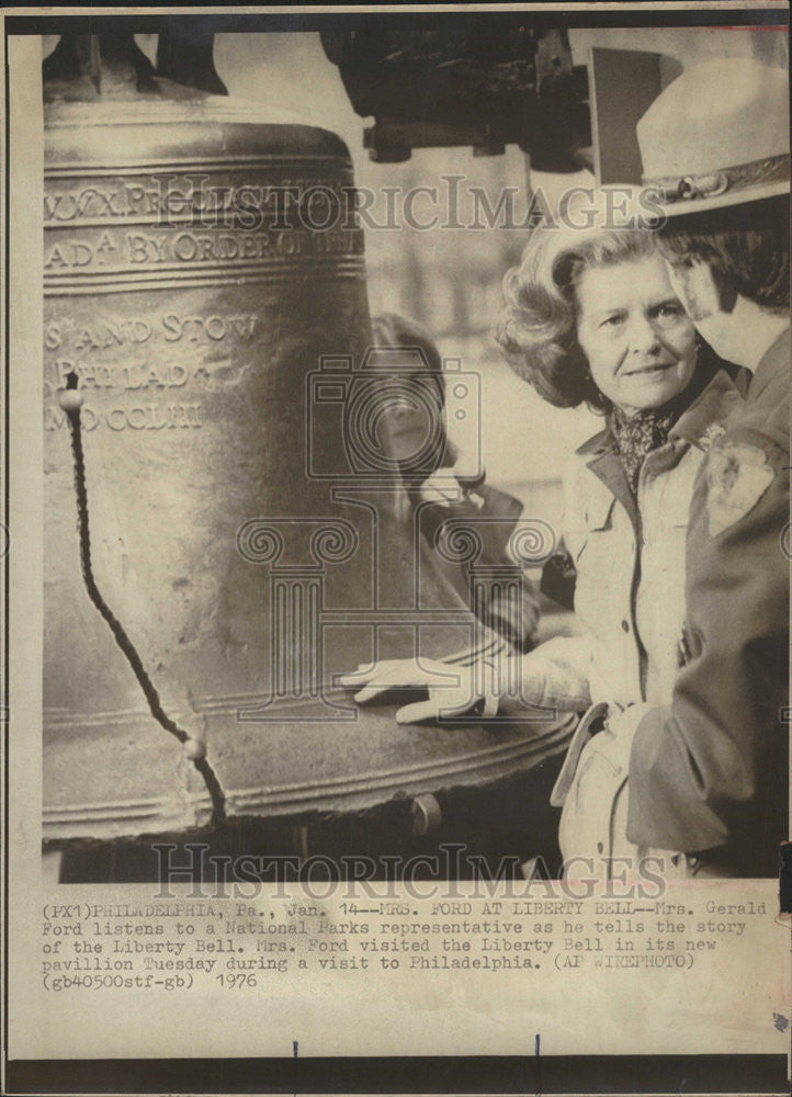 1976 Press Photo American First Lady Betty Ford - Historic Images