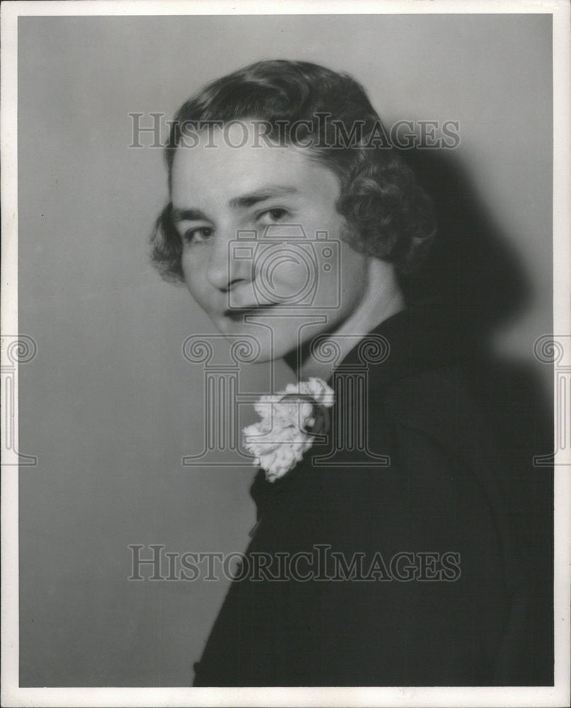 1957 Press Photo Mrs. Marshall Field Sarah Lawrence College Trustee New York - Historic Images