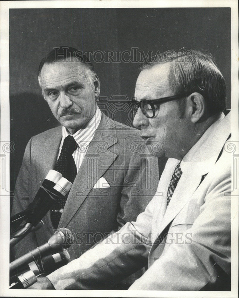 1972 Press Photo Luis Ferre Puerto Rico Richard Ogilvie Illinois - Historic Images