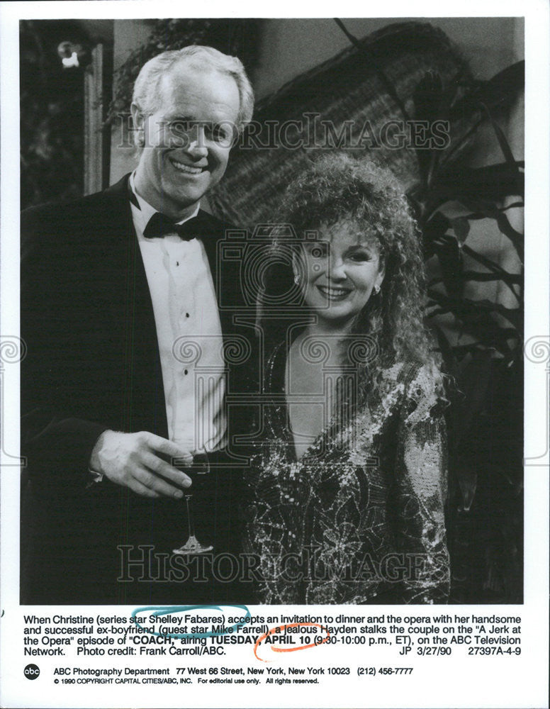 1990 Press Photo Shelley Fabares American Television Movie Actress Singer - Historic Images