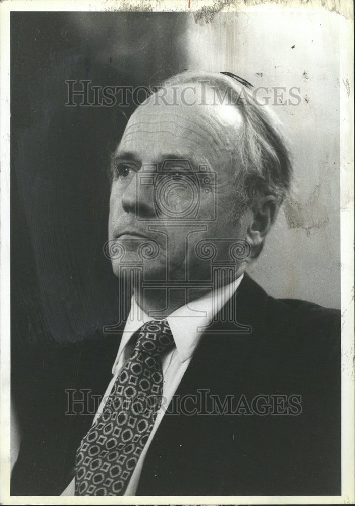 1981 Press Photo David W. Ewing American Magazine Editor &amp; Author - Historic Images