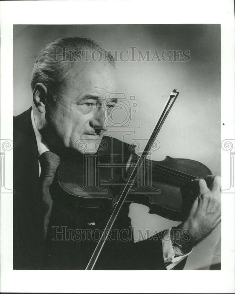 1977 Press Photo Violinist Josef Faerber - Historic Images