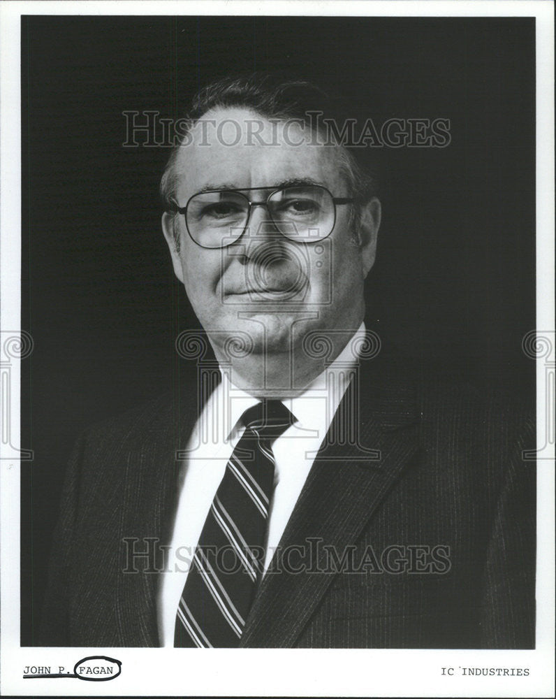 1982 Press Photo JOHN P. FAGAN - Historic Images