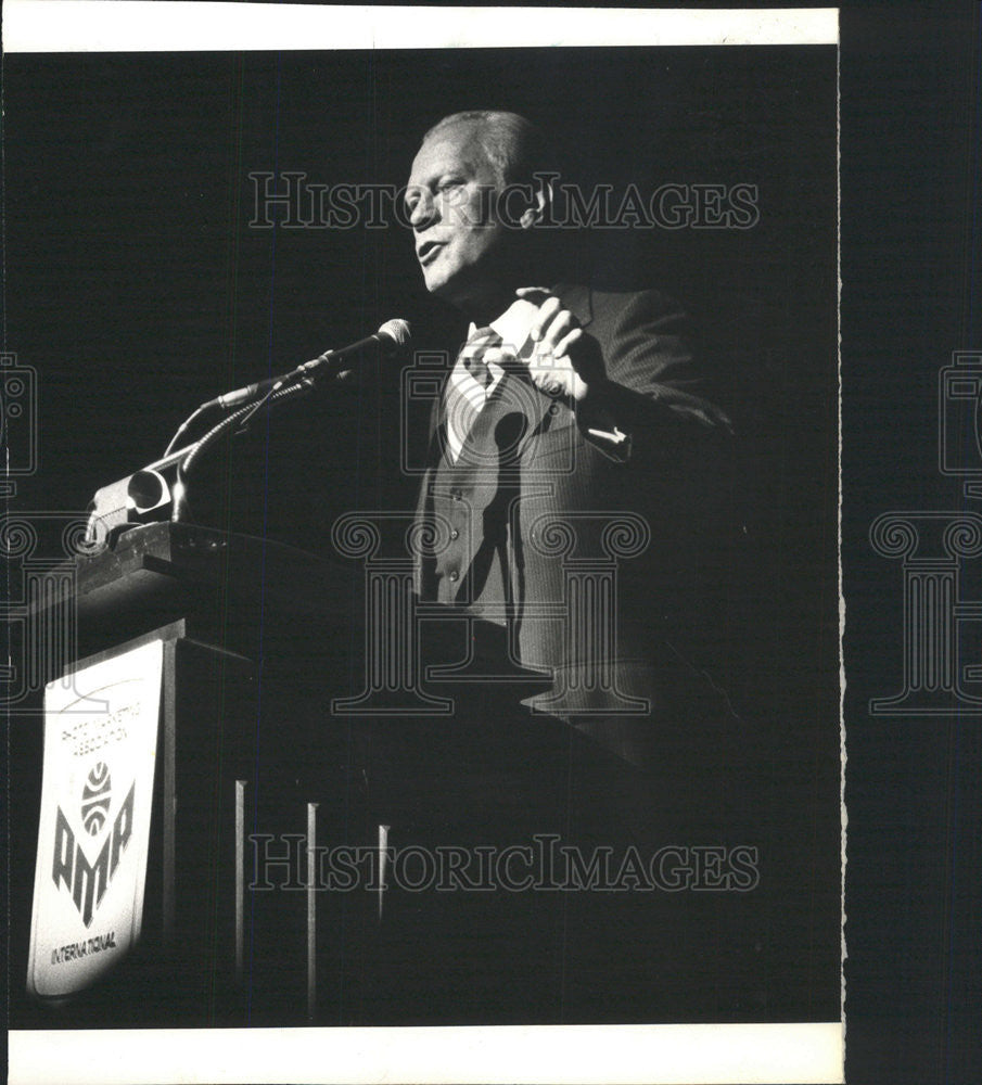 1978 Press Photo Former President Gerald R. Ford Photo Marketing Association - Historic Images