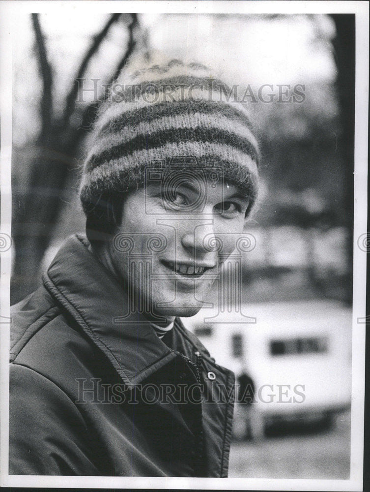 1973 Press Photo Norwegian Petter Kongsli at the University of Vermont - Historic Images