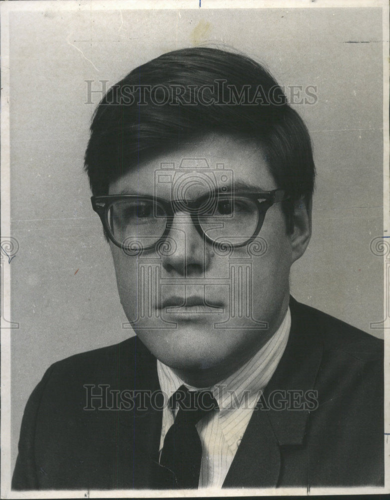 1970 Press Photo Morton Kondracke sr. editor of The New Republic - Historic Images