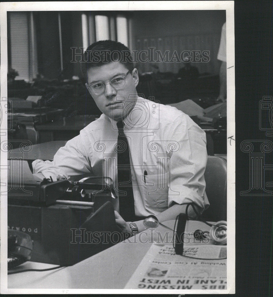 1967 Press Photo Morton Kondracke American Political Commentator Journalist - Historic Images