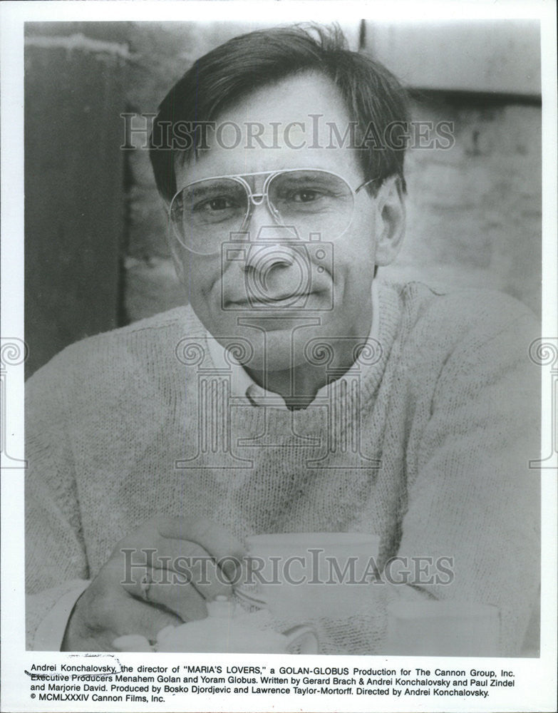 1986 Press Photo Andrei Konchalovsky, director of &quot;Maria&#39;s Lovers. - Historic Images