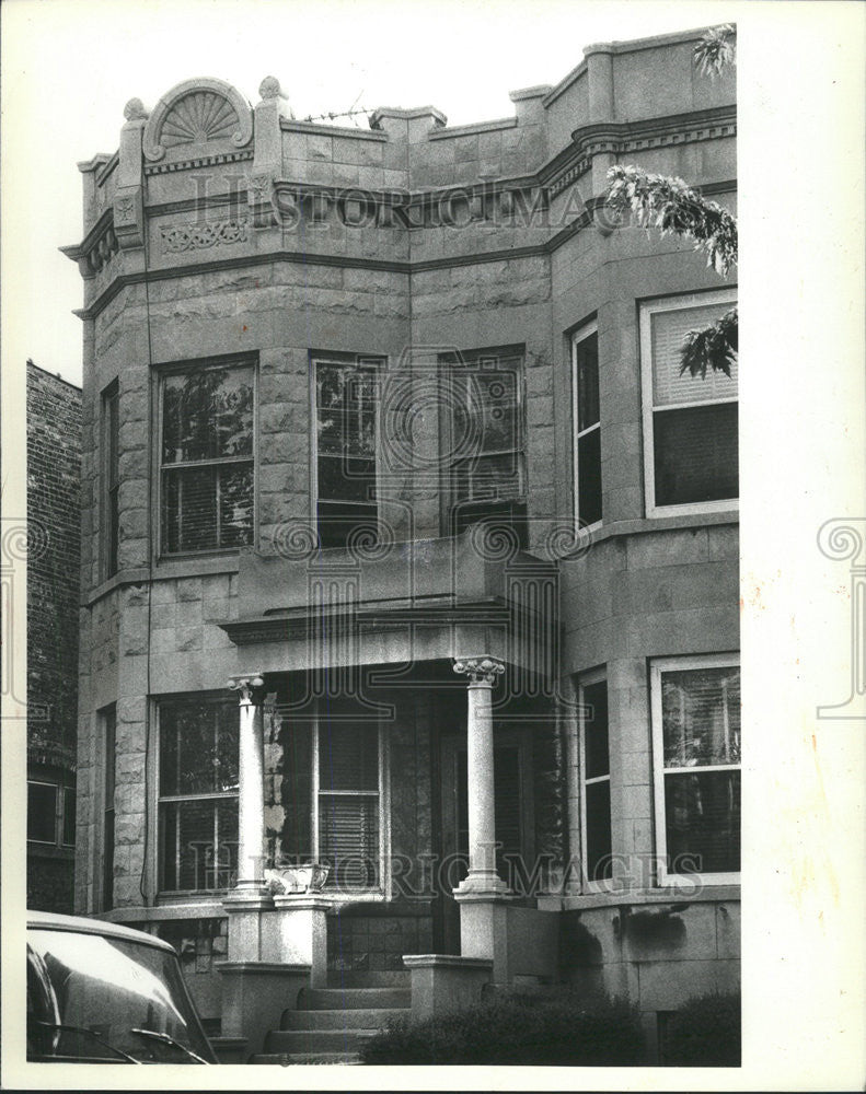 1983 Press Photo Chicago Alderman Cliff Kelley&#39;s home at 5724 S. Indiana - Historic Images